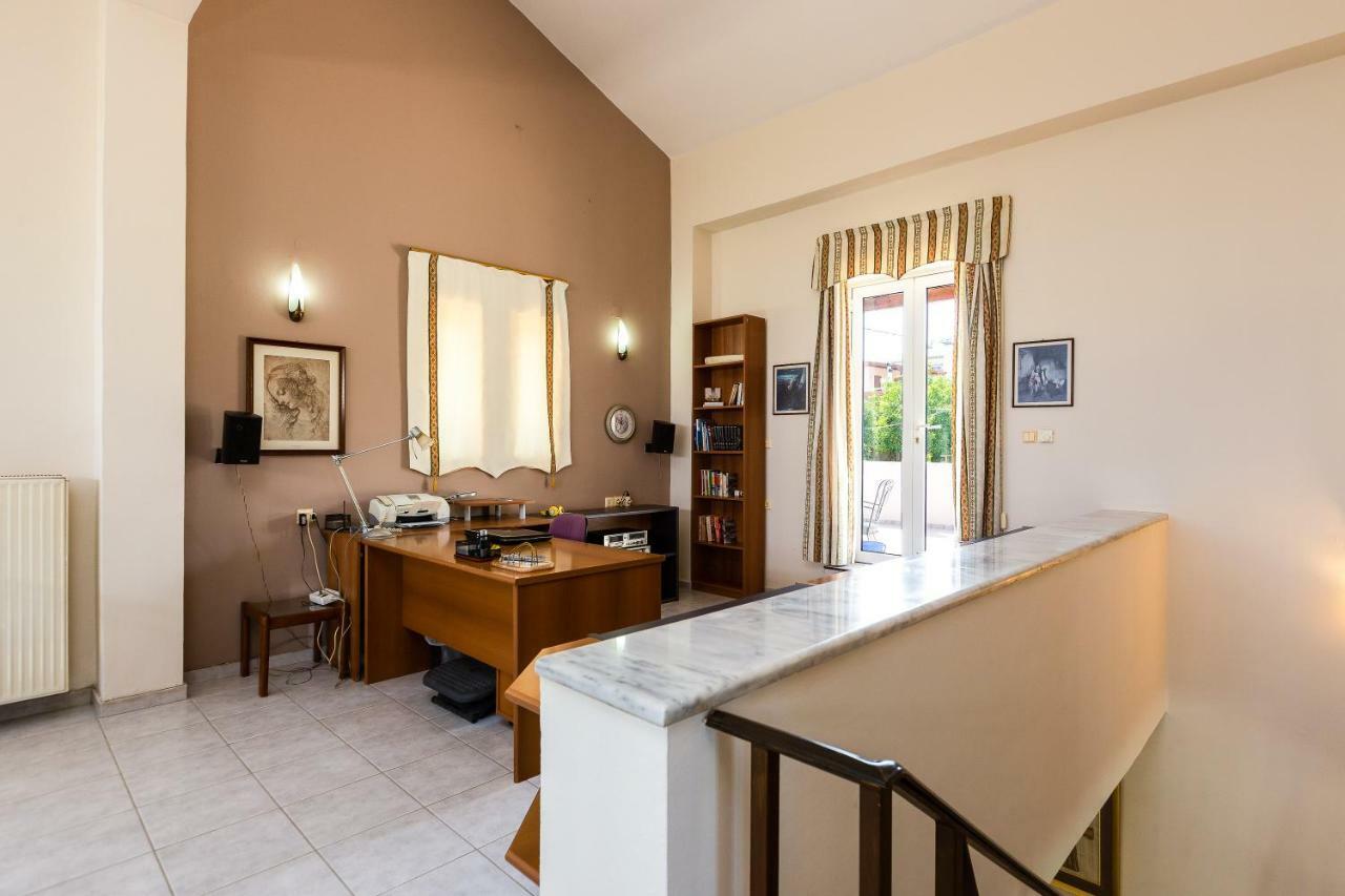 Carpe Diem-Luxury Villa With Private Pool Agia Paraskevi  ภายนอก รูปภาพ