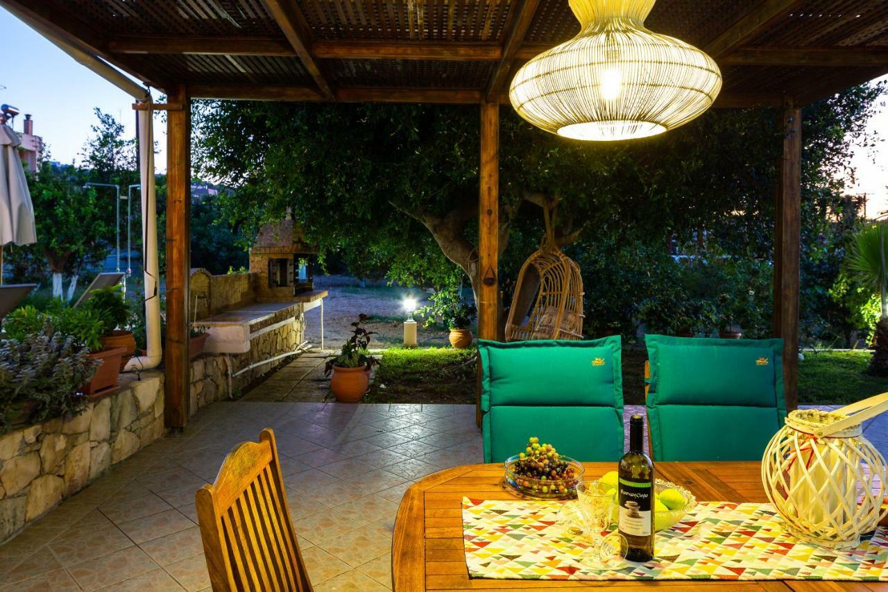 Carpe Diem-Luxury Villa With Private Pool Agia Paraskevi  ภายนอก รูปภาพ