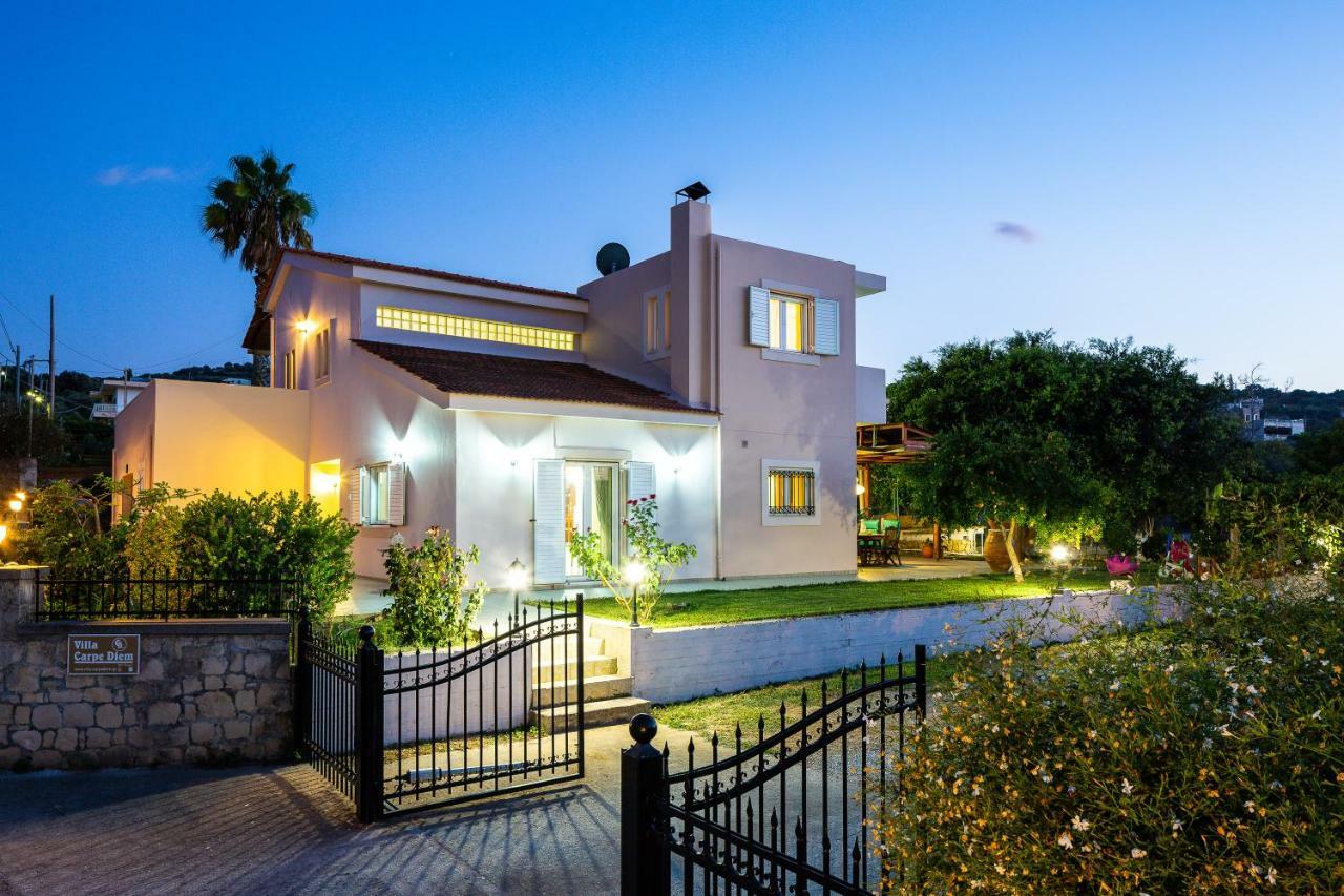 Carpe Diem-Luxury Villa With Private Pool Agia Paraskevi  ภายนอก รูปภาพ